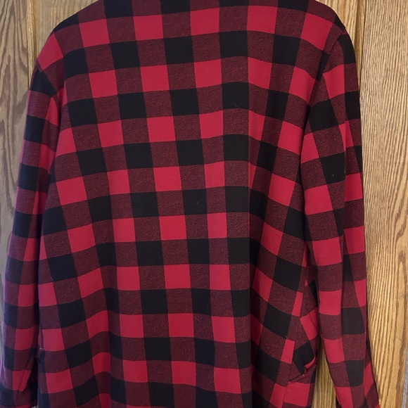 Eddie Bauer Sherpa Buffalo Check Shacket - Picture 6 of 6